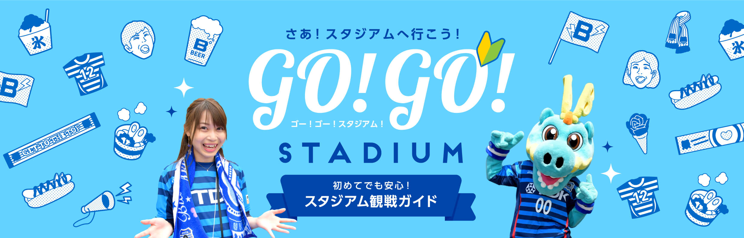 ゴーゴースタジアム!始めてでも安心!スタジアム観戦ガイド