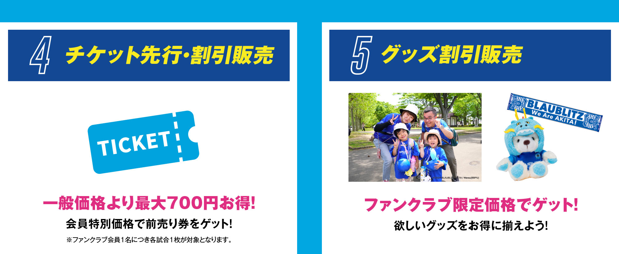 チケット割引販売 グッズ割引販売 