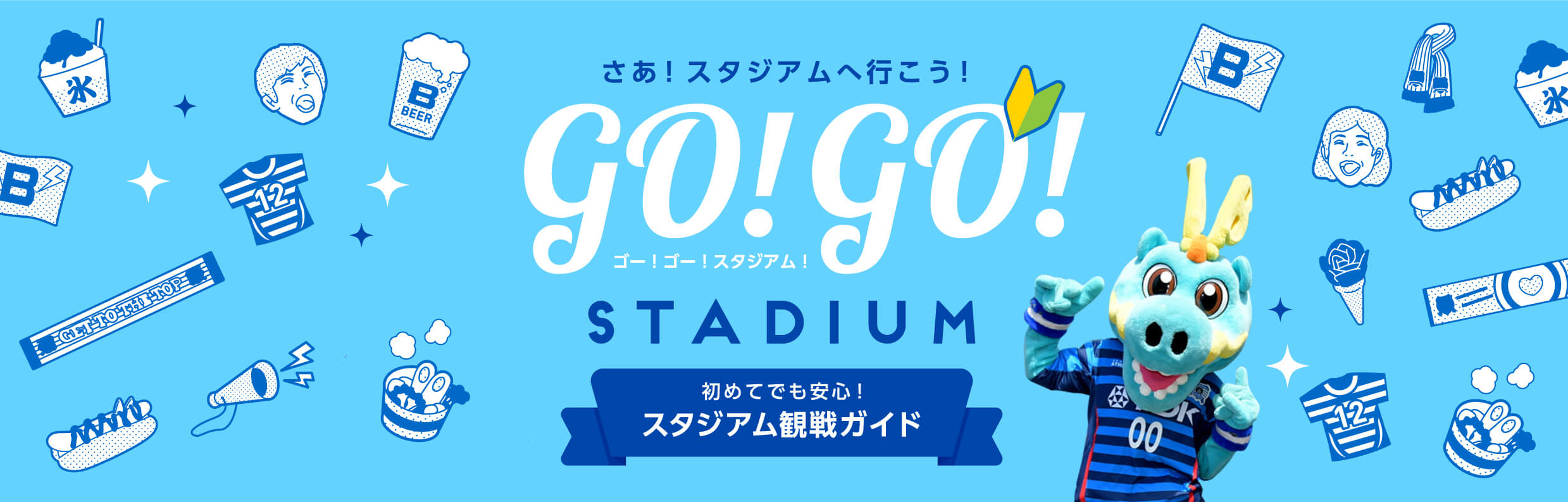 ゴーゴースタジアム!始めてでも安心!スタジアム観戦ガイド
