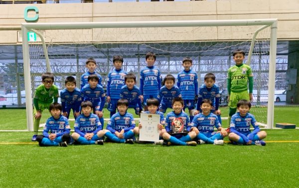 ブラウブリッツ秋田 U-12 チビリンピック秋田県大会優勝及び東北大会